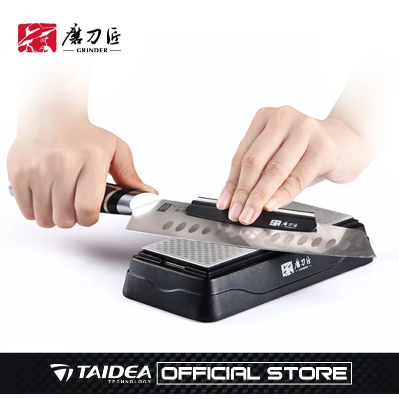 GRINDER Professional Kitchen Knife Whetstone 360# 600# Diamond Sharpener Kitchen Knives Grinding Stones TAIDEA