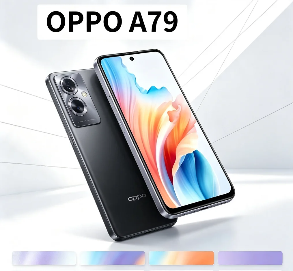 2026 new OPPO A79 phone Smartphone 8GB RAM 256GB Storage Unlocked Dual SIM 6.2' FHD+ Waterdrop Screen Mediatek Helio P60 AI Chip