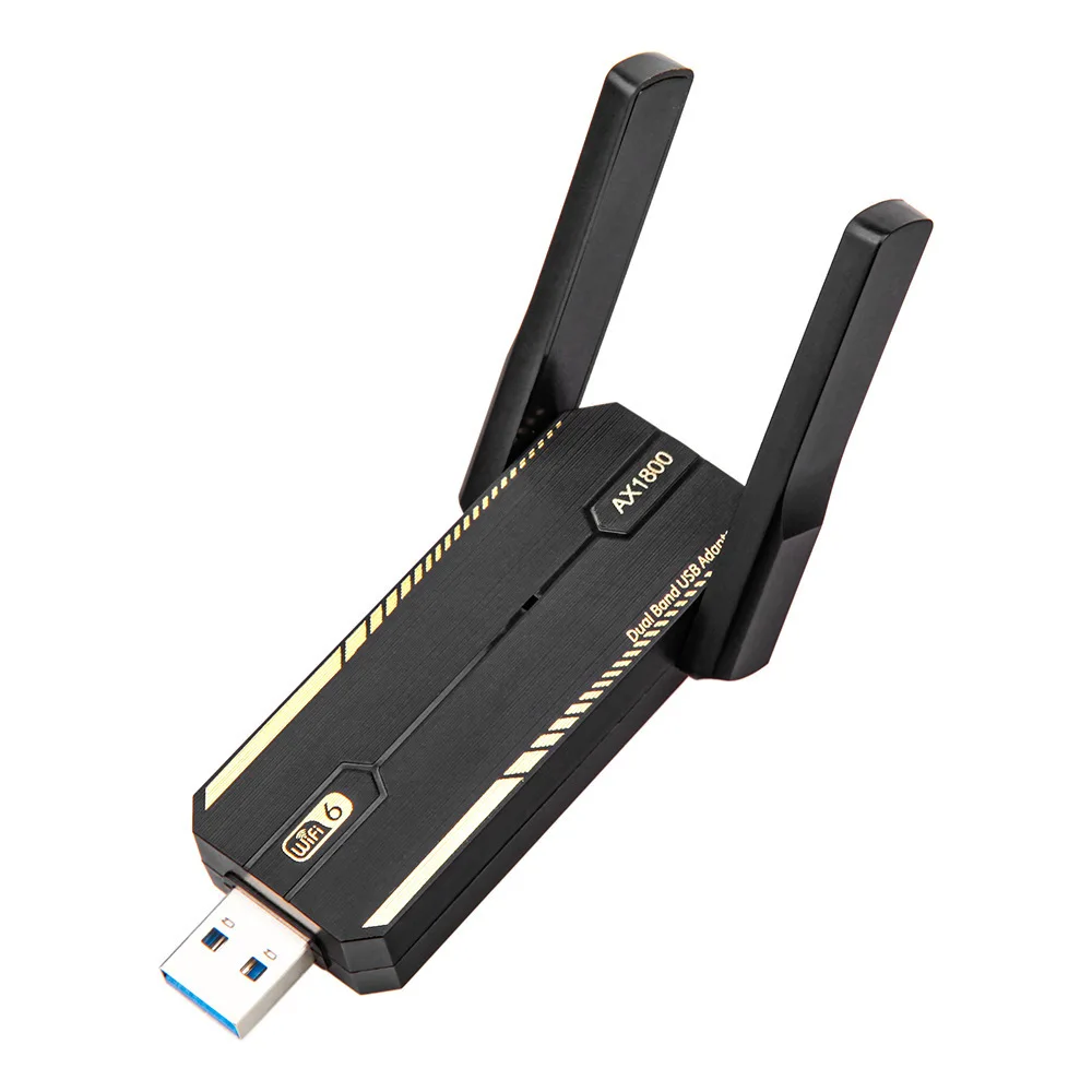USB WiFi 6 AX1800 USB 3.0 Adapter Dual Band 2.4G/5Ghz USB Receiver Dongle Wifi Network Card Wireless For PC Laptop Win 10/11