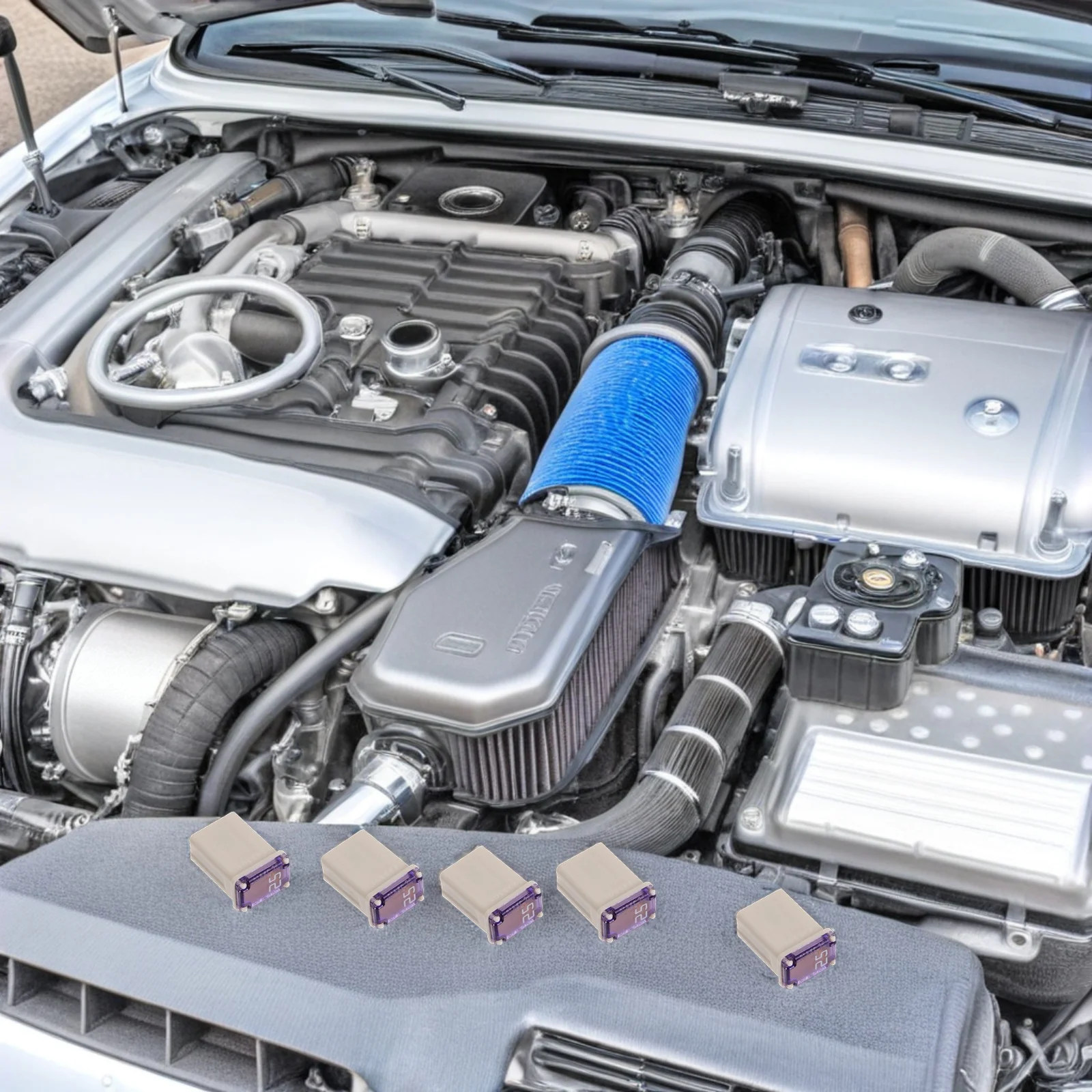 

10Pcs Mini Low Profile Automotive Fuses Reliable Performance Wide Compatibility Firm Plastic Materials Micro Car