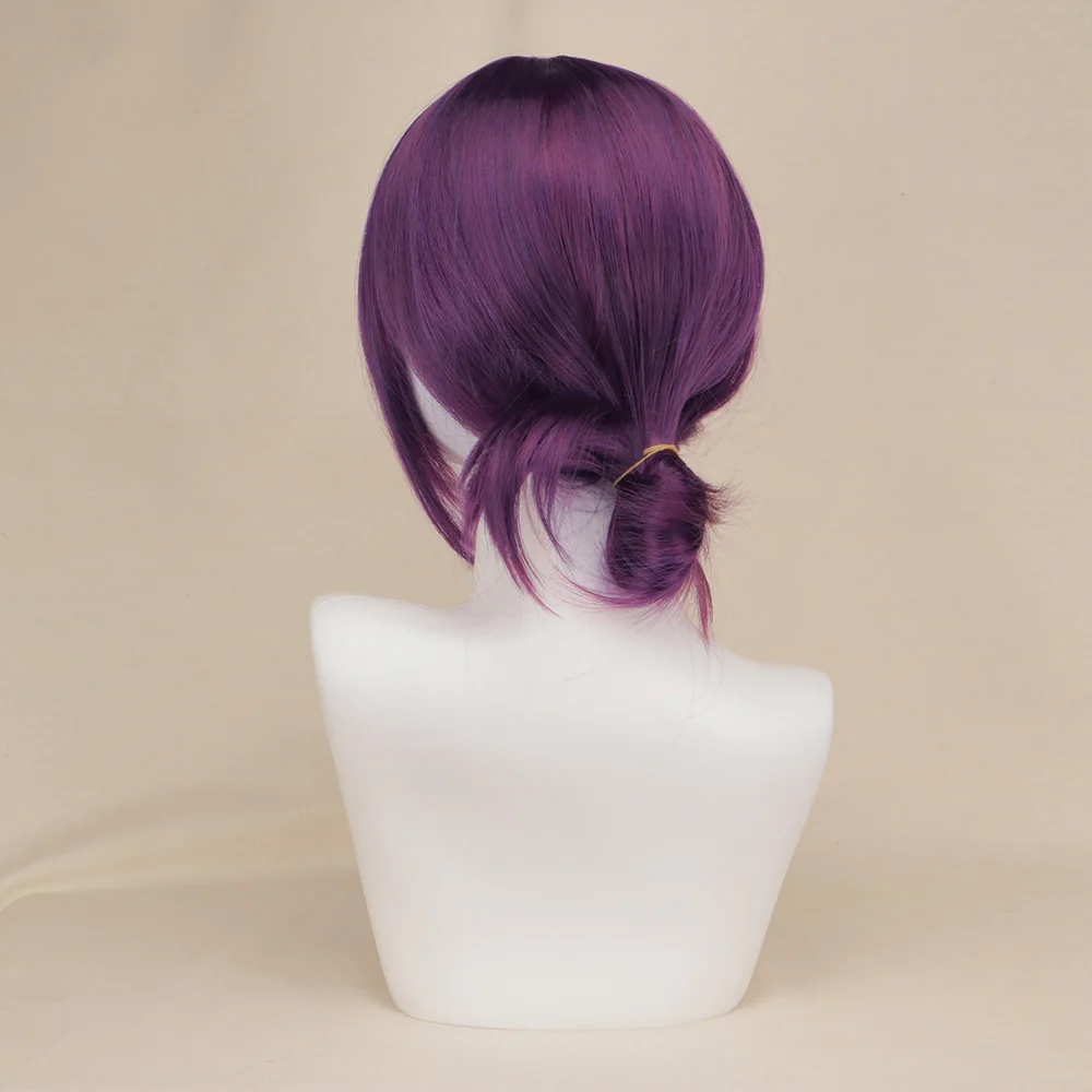 Reze traje cosplay perucas de cabelo sintético halloween anime motosserra homem traje curto em linha reta resistente ao calor peruca