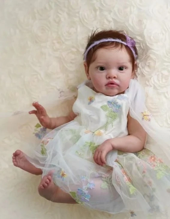 

NPK 20'' Unfinished Reborn DIY Kits Reborn Chantal Already Painted Lifelike Doll Parts Cute Collectible Art Dolls