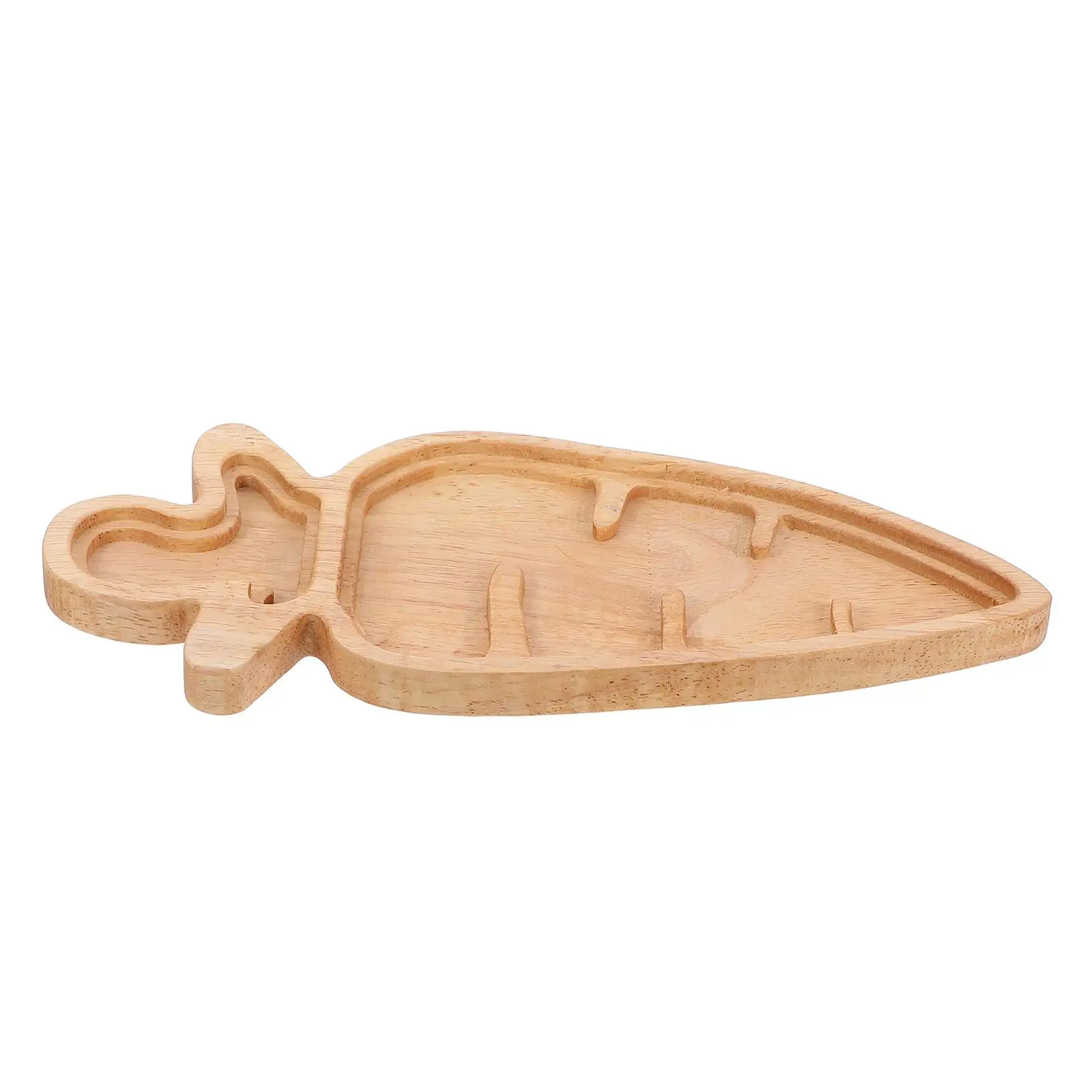 

Easter Bunny Tray Wooden Child Plates Cute Cartoon Versatile Serving Platter Cheese Board Home Kitchen Fruit Dessert