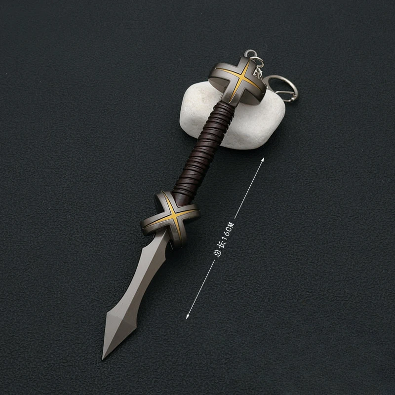 Jujutsu Kaisen Weapon Cursed Tools Ryomen Sukuna Anime Peripheral 16cm Metal Sword Weapon Model Ornament Crafts Gifts Toys Boys