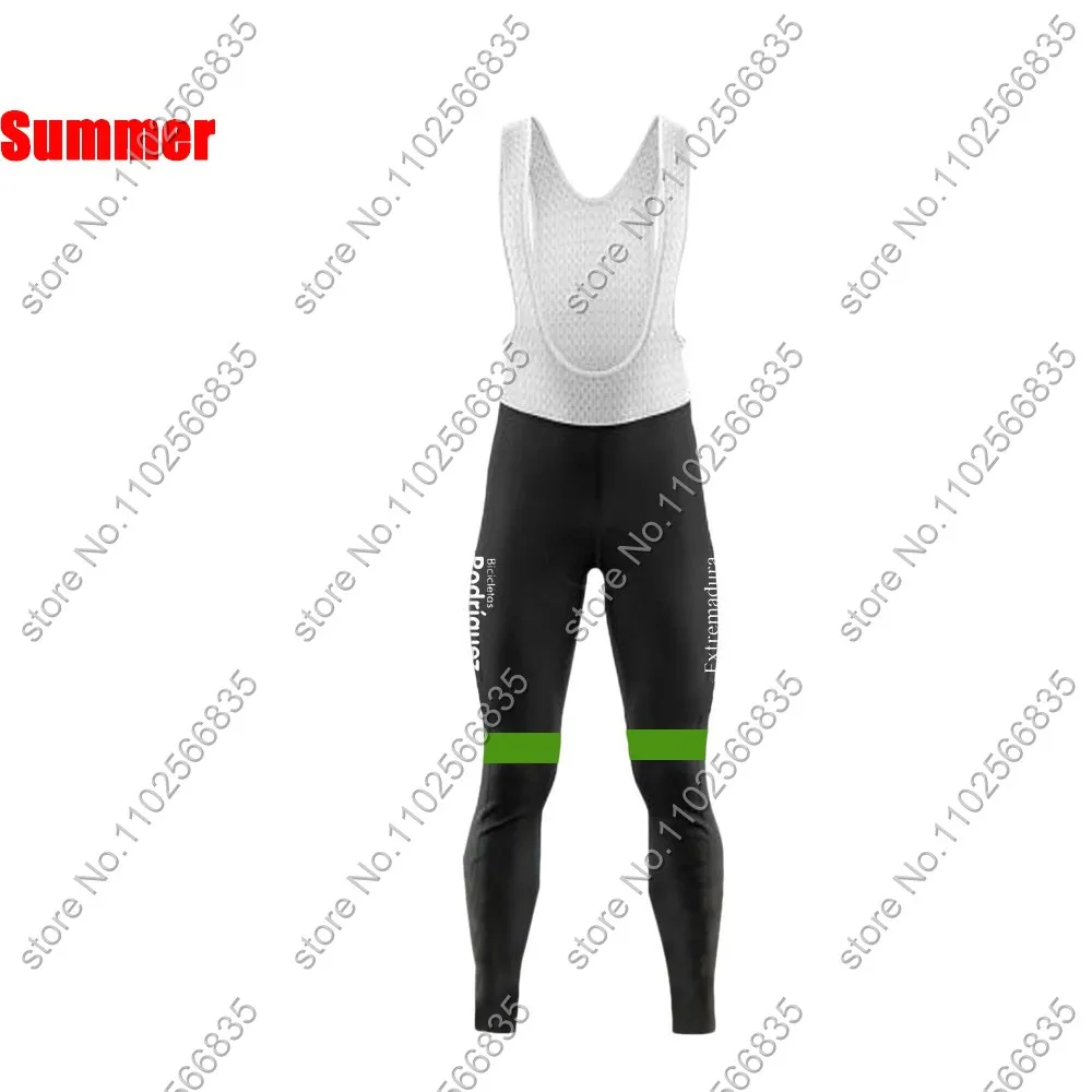 Extremadura - Pebetero 2024 Cycling Jersey Set Long Sleeve Spanish Winter Summer Green Clothing Suit MTB Bike Road Pants Bib