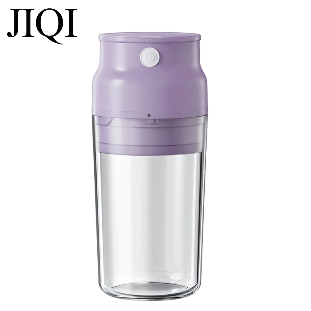 

JIQI Electric Juicer Vegetable Extractor Fruit Juice Blender Smoothie Milkshake Maker Rechargeable Food Processor Mixing Machine