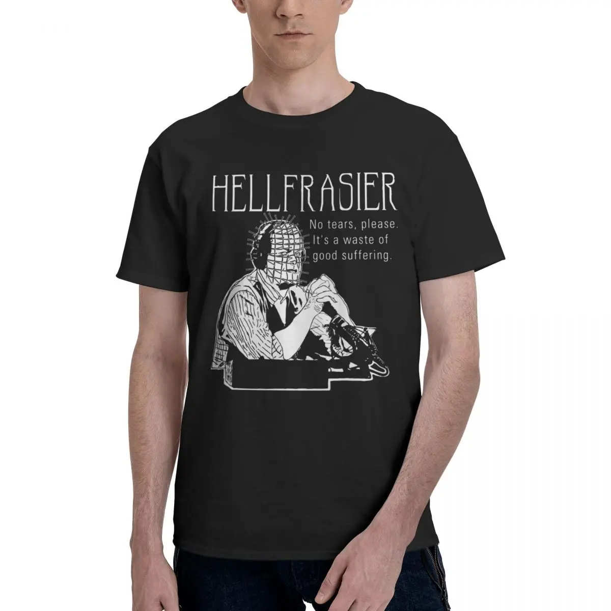 Frasier Funny Hellraiser Horror T Shirts Graphic Y2K Gifts Cotton Men Women T Shirts Tops