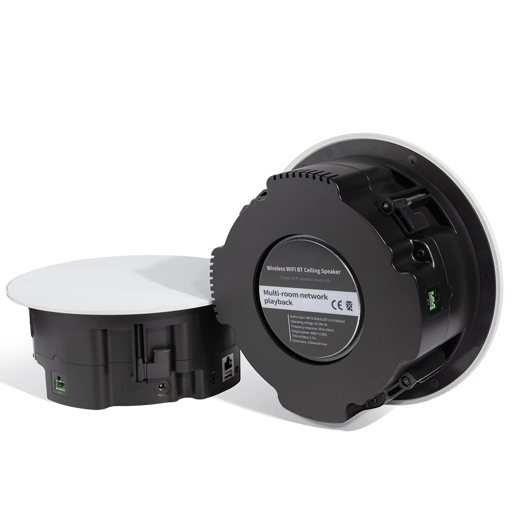 2.1 Sono S Hifi Wifi5 Blue Tooth5.4 В потолочном настенном аудиоусилителя Активные колонки Беспроводная мультикомнатная аккумуляторная система домашнего кинотеатра