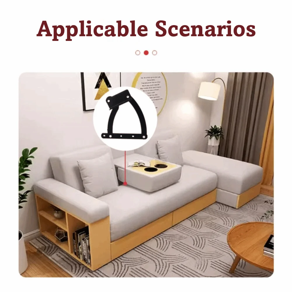 

2 шт. Многофункциональные телескопические скрытые петли-кронштейны для диванов и ящиков, регулируемые, двойного назначения