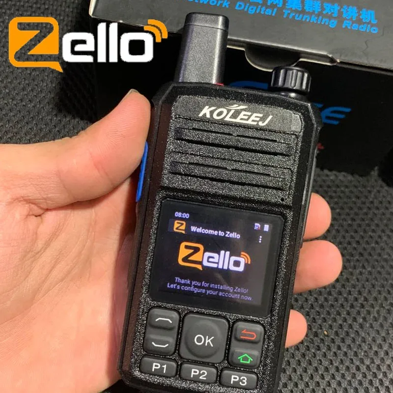 

Free Earphones Zello Walkie Talkie 4G Long Range Amateur Mobile Radio Blue Tooth Transceiver Phone Network Walkie Talkie 100km