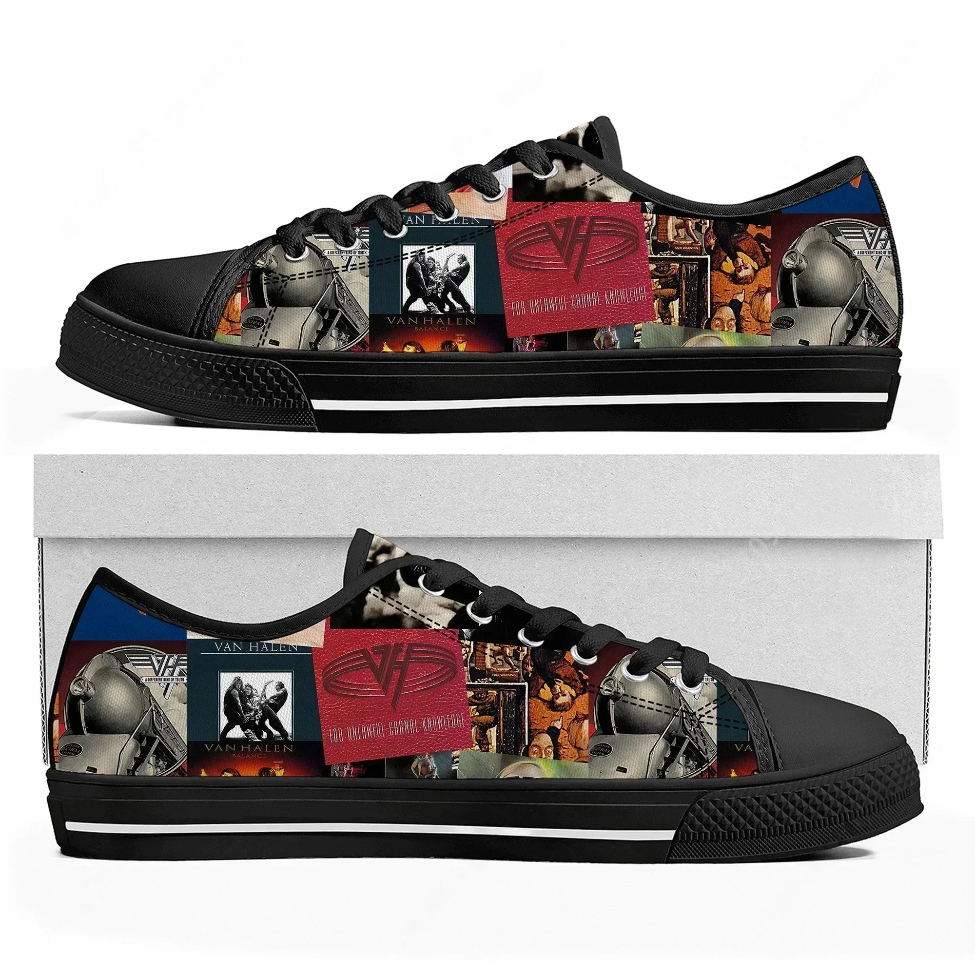 

Van Evh 1984 Stripes Halen Low Top High Quality Sneakers Mens Women Teenager Canvas Sneaker 5105 Casual Couple Shoes Shoe