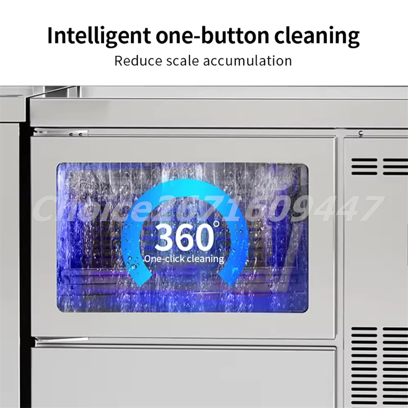 Automatic Crescent Ice Making Vending Machine Cube Ice Maker Bar Desktop Ice Maker Crescent Ice Making Workbench