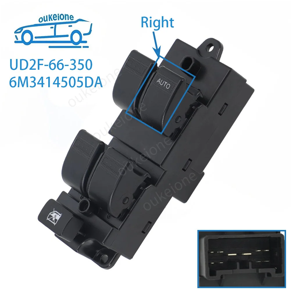 

UD2F-66-350 for Ford Ranger Car Front Right Driver Side Electric Power Window Switch Glass Lifter Control Button 6M3414505DA