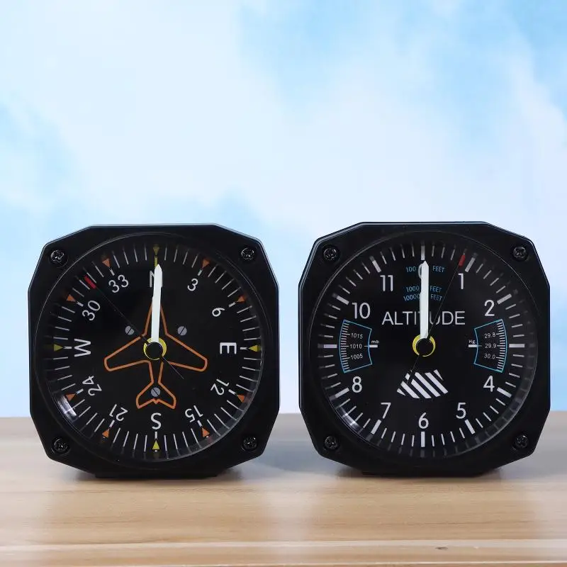 Aviation Simulation Instrument Clock Aircraft Instrument Clockaviation Flight Simulator Accessories ONLY Simulator Clock