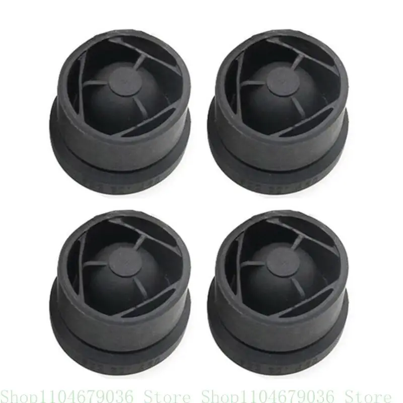 Set Of 4 Rubber Engine Hood Bumpers Engine Cover Rubber Buffers Designed for Easy Installation & Enhances Durability