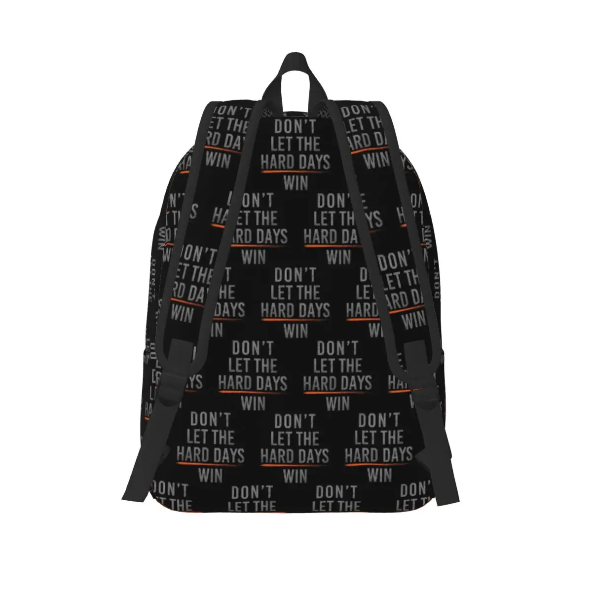Don't Let The Hard Days Win Student Backpack School Bag Hiking Travel Daypack for Boys Girls Fashion Bookbag Shoulder Bags