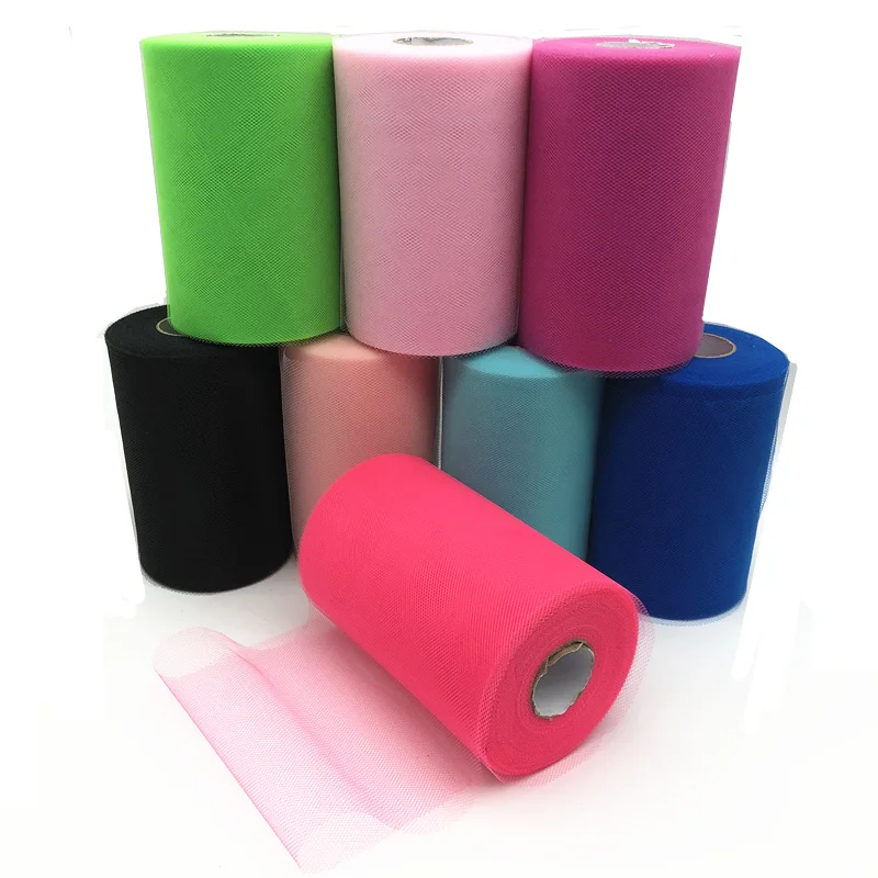 Tulle Roll 100 Yards 15 Cm Organza Fabric Wedding Decor White Tutu Roll Party and Events Engagemen Baby Shower Tulle Decoration