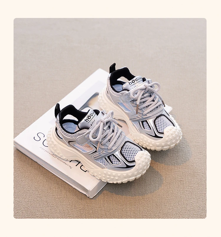 Sportliche Sandalen für Jungen und Mädchen 2026 – Neue Sommer-Kleinkind-Sneaker mit klobigen Ausschnitten, weicher Sohle, vielseitig, schick, für Schule, Outdoor und Wandern – Detail 7