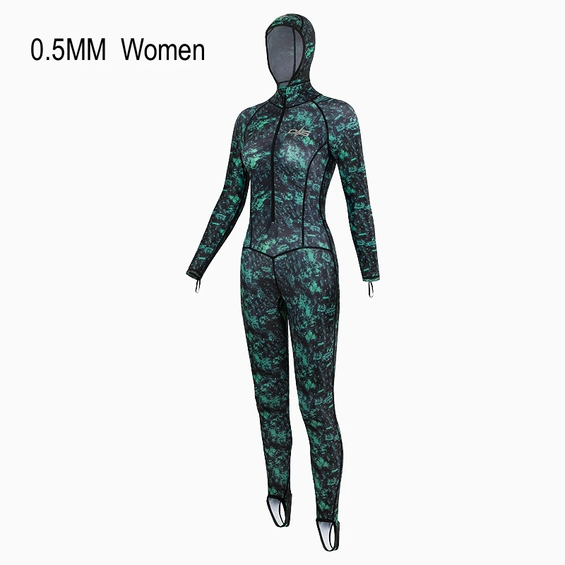 Men Women 0.5MM Neoprene Long Sleeve WaterProof Swim Diving Suit Anti-scratch Breathable Quick-Dry Surfing Beach Swim WetSuit