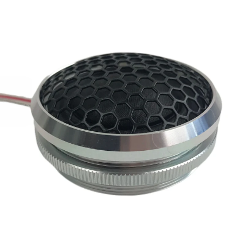 (TW-001) OEM Supplier Aluminum 2-inch 28-core silk membrane 4ohm 20w Car Audio Tweeter Speaker With Grill for Cars(1pcs speaker)