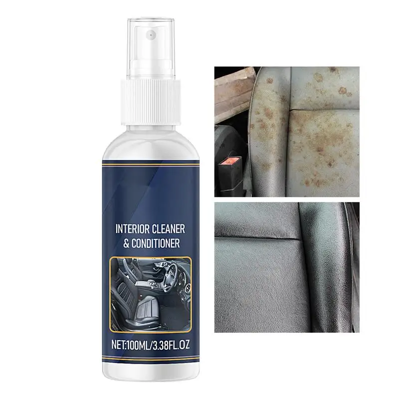 

Car Interior Foam Cleaner Car Interior Maintenance Foam Spray Portable Vehicle Seat Polishing Care Liquid For Home Auto Bathroom