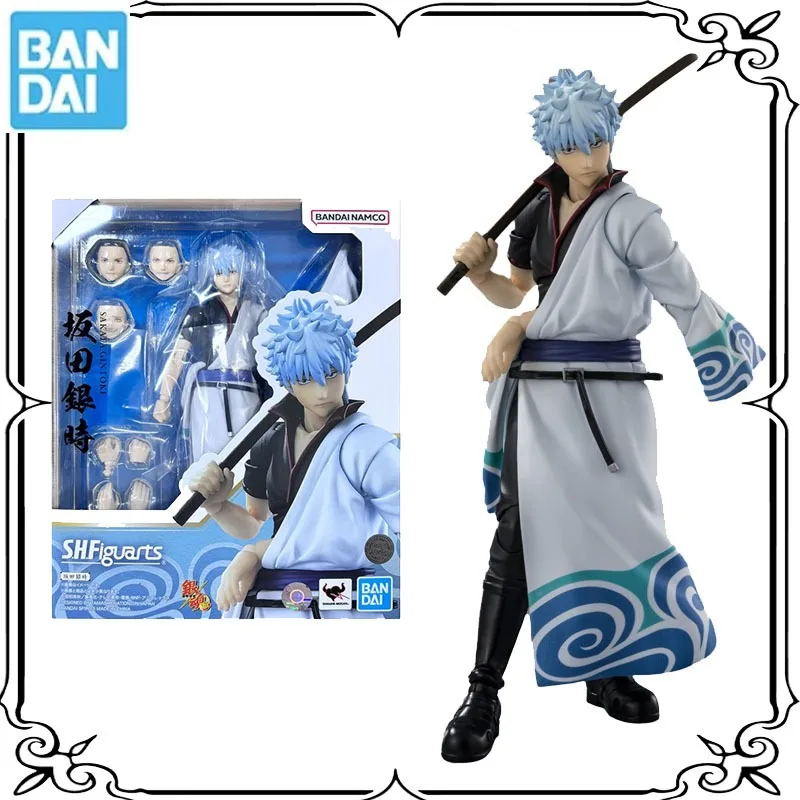 

Bandai S.H.Figuarts SHF Gintama Sakata Gintoki Anime Action Figures Toys for Kids Gifts Collectible Model Ornaments