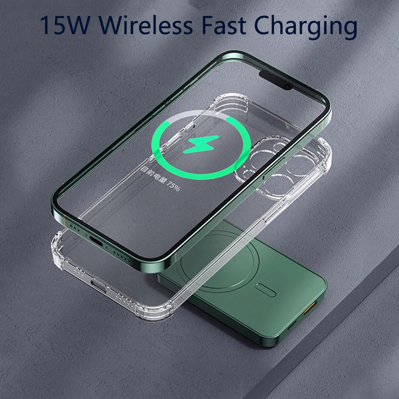 Magnetic Wireless Power Bank 50000mAh 22.5W Fast Charging External Battery Charger for Huawei Samsung iPhone 12 PD 20W Powerbank