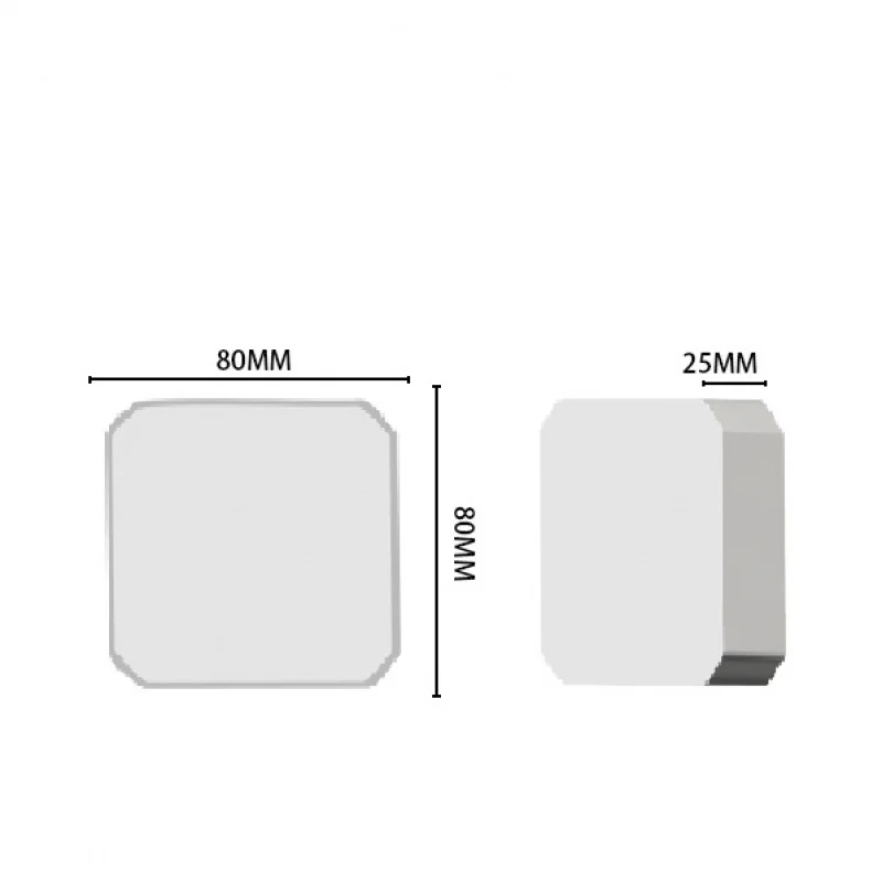 Sound-Activated LED Wall Lamp | Square Quantum Design | RGB Color Changing | Modular Splicing for Gaming, Party & Living Room