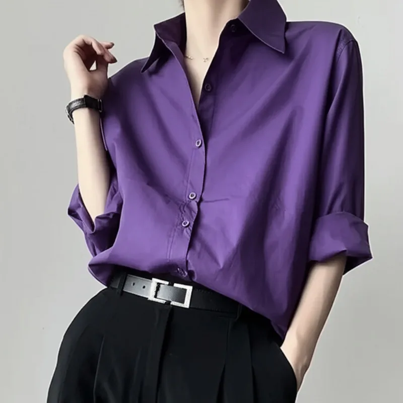 HKSH ربيع الخريف جديد الرجال شارع العليا العصرية شخصية الموضة وسيم قميص أنيق شيك المتخصصة عادية صالح المرأة HK16525