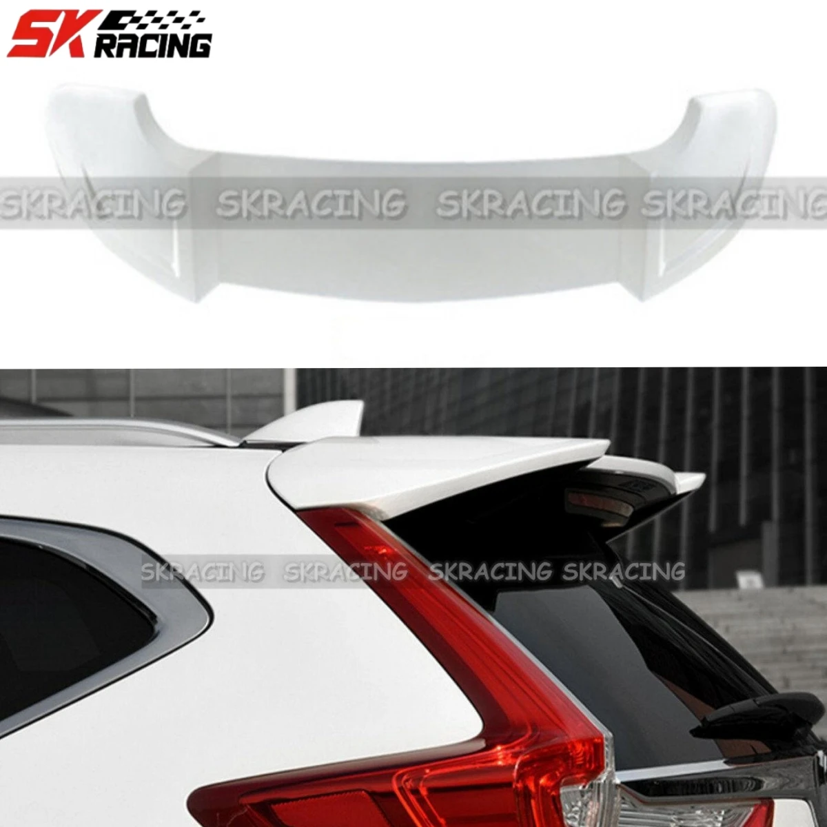 Hot Sale Rear Roof Spoiler Wing Fit For 2017-22 Honda CRV CR-V SUV Pearl White Spoilers Wings Bodykit Car Exterior Accessories