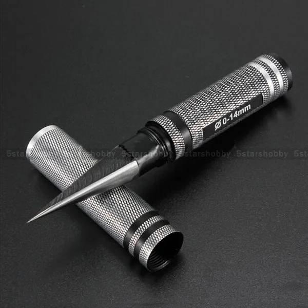 HSP 0-14mm Reamer Tool, Manual Hole Cutter for RC Body & Propeller Model Drilling