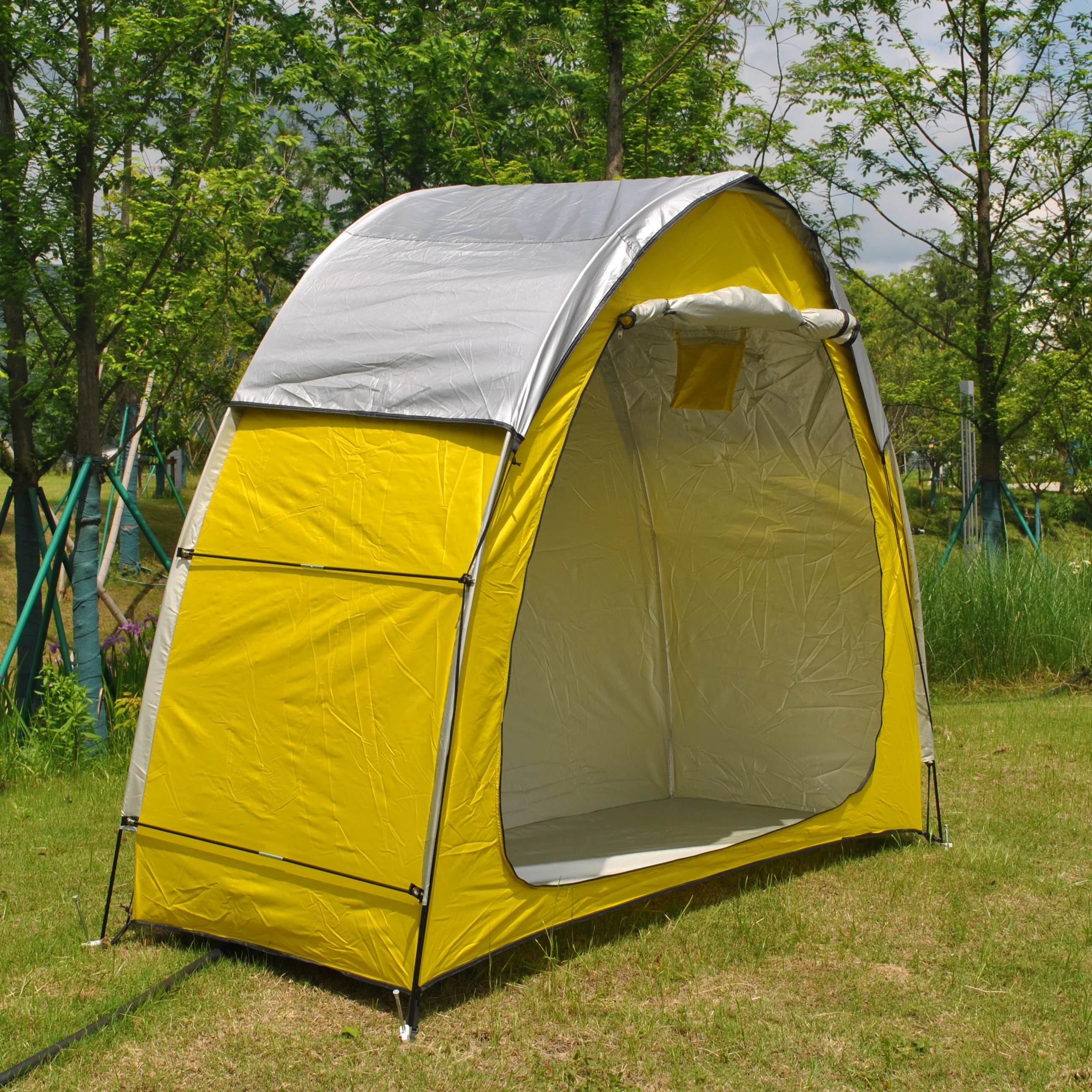

Bike Storage Shed Tent,Outdoor Portable Bicycle Storage Sheds with 210D Oxford Fabric PU4000 Waterproof for 2 Bikes,Bike Covers