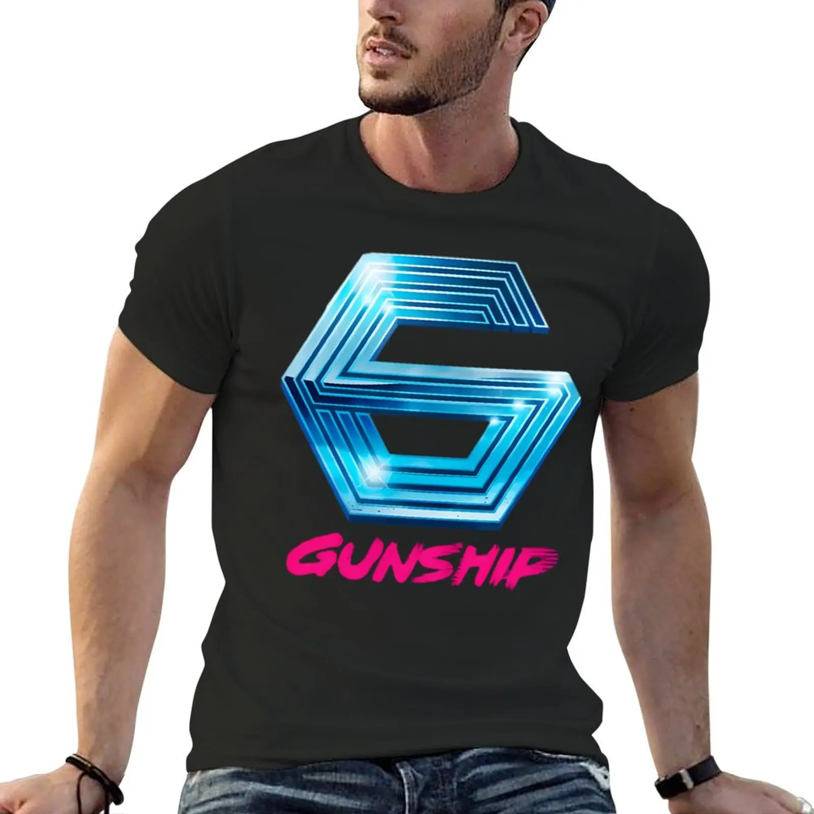Gunship G Logo T-Shirt plus size clothes man clothes mens t shirts