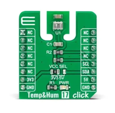 

MIKROE-4702 Temp&Hum 17 Click HS3001 The temperature sensor