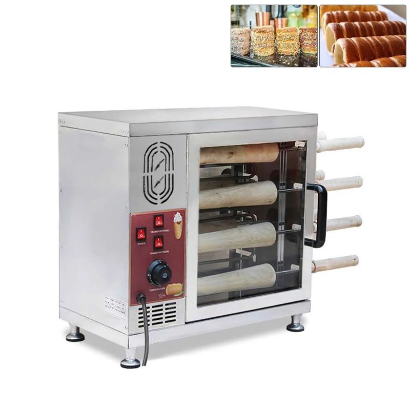 

Hungarian Kurtos Kalacs Machine Chimney Rollers Machine Chimney Cake Oven Stainless Steel Bread Roll Ice Cream Machine