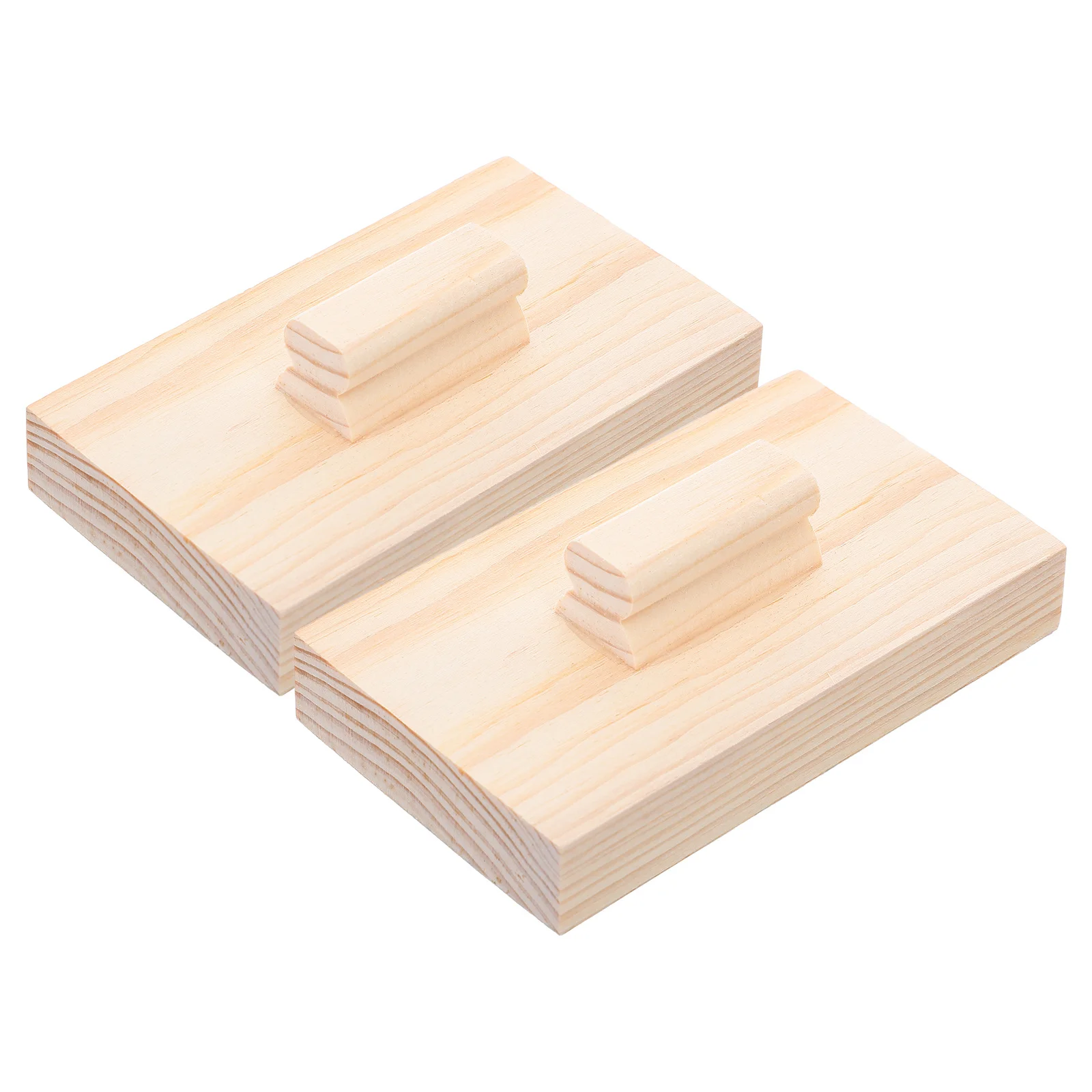 

2Pcs Wooden Sand Block Instrument Solid Wood Rhythm Board Educational Percussion Music Instrument for Wood Rhythm Block
