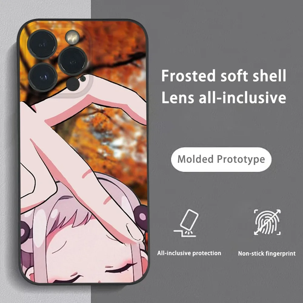 Cool H-Hanako-kun Anime Phone Case For iPhone 16 15 14 13 12 11 Pro Max Plus Mini Frosted Soft Shell Funda