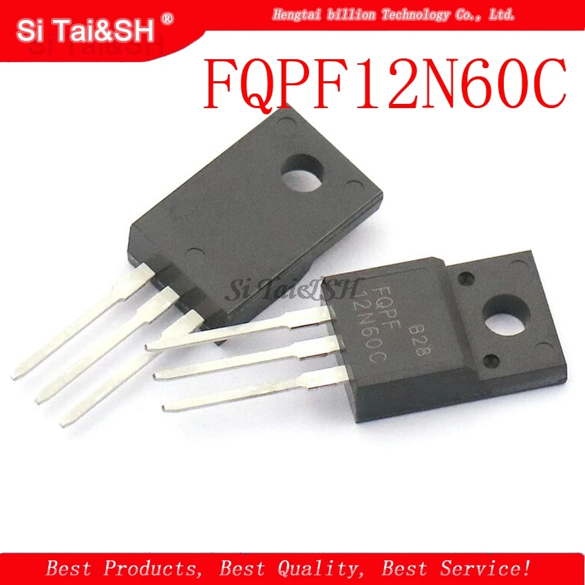 

10pcs/lot FQPF12N60C 12N60C 12N60 TO220 FQPF12N60 Waterproof shell