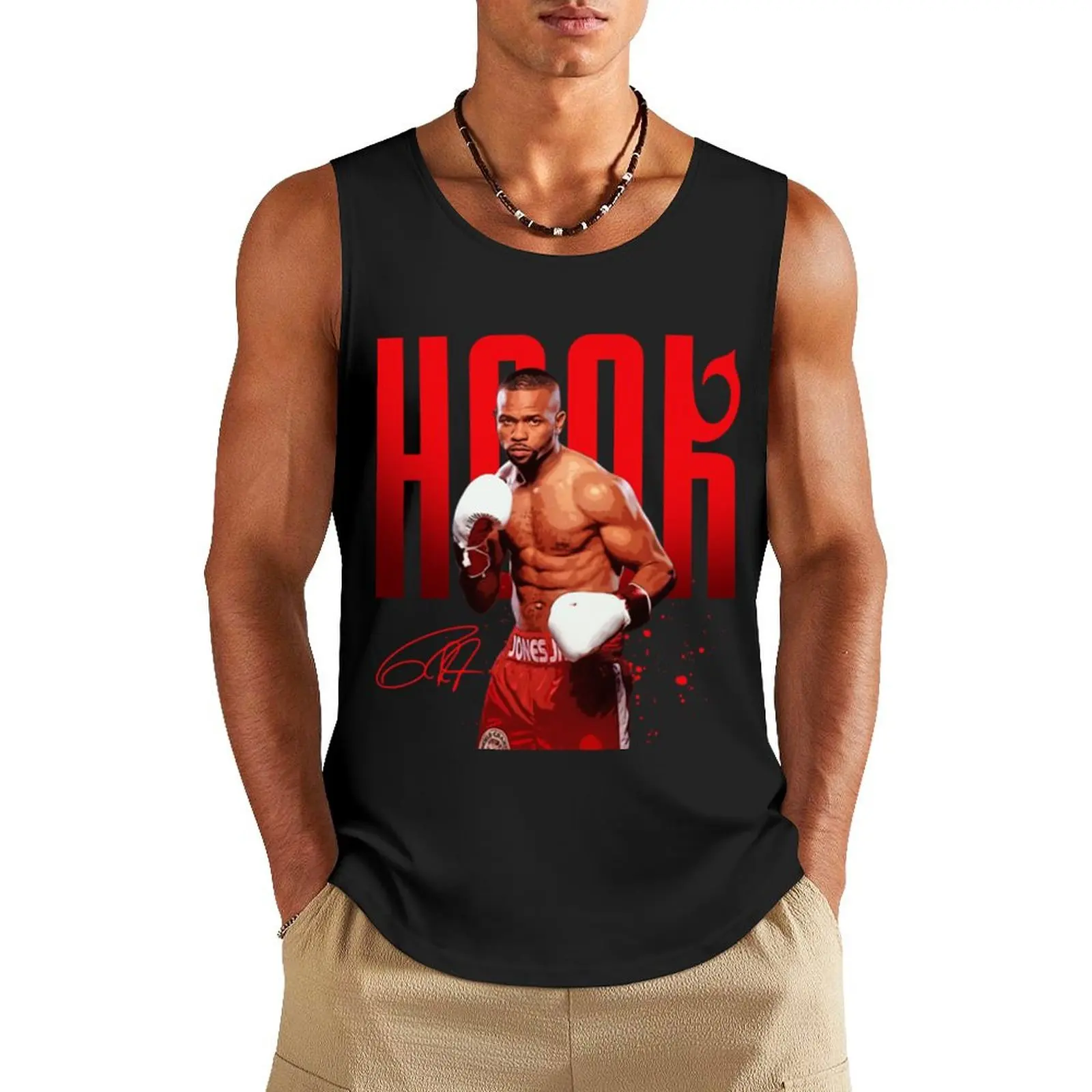 

Roy Jones Jr Tank Top muscle t-shirt summer clothes