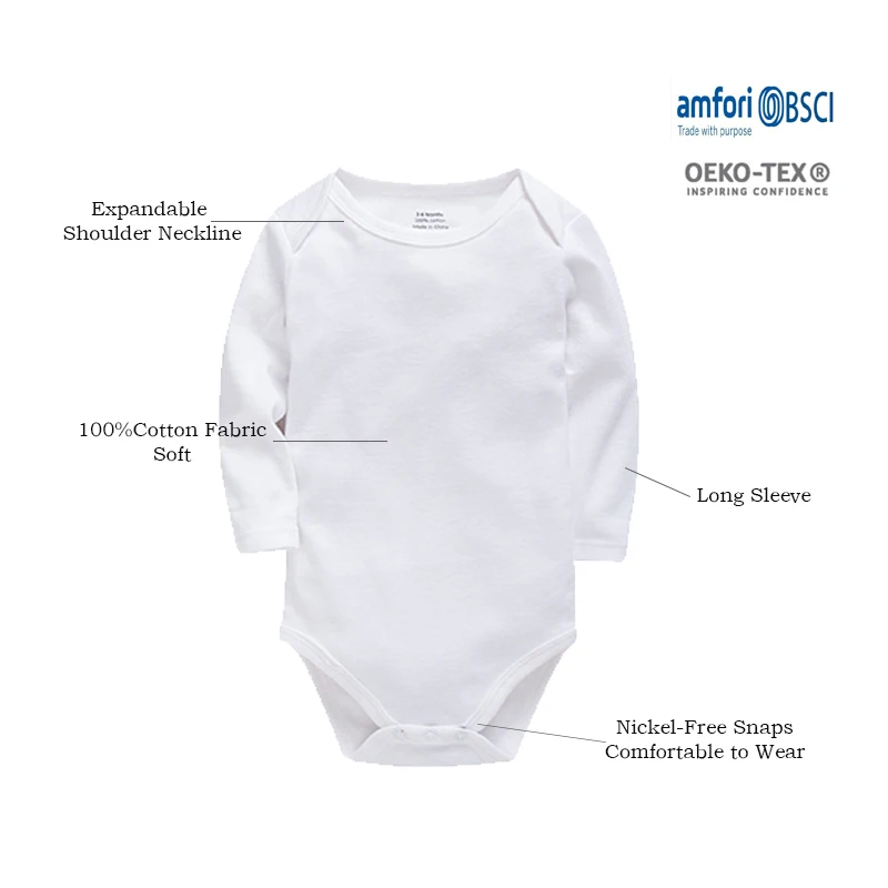 Kavkas Muslin 3 Pcs Baby Boys Clothes High Quality Solid Multi-color Kids Female Jumpsuit Long Sleeve Body Bebe Bodysuits Blank