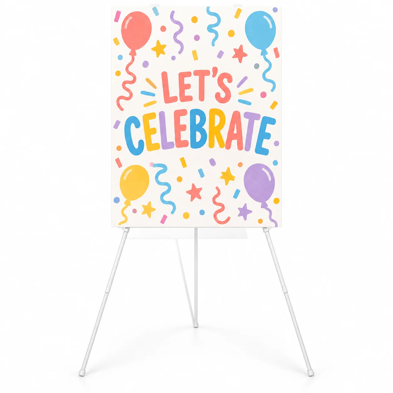 Event Black/White Easel Stand,Party Easel Stand,Celebration Easel Stand,Tripod Easel Stand,Sign Display Easel Stand,Wedding Board Holder For Welcome Signs,Banners,Photo Panels,Holiday Gathering Birthday Graduation Decor
