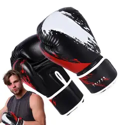 Adult Men's Women's Kids 10oz Boxing Gloves PU Leather MMA Muay Thai Punching Bag Combat Fight Adults Kickboxing Gloves Unisex