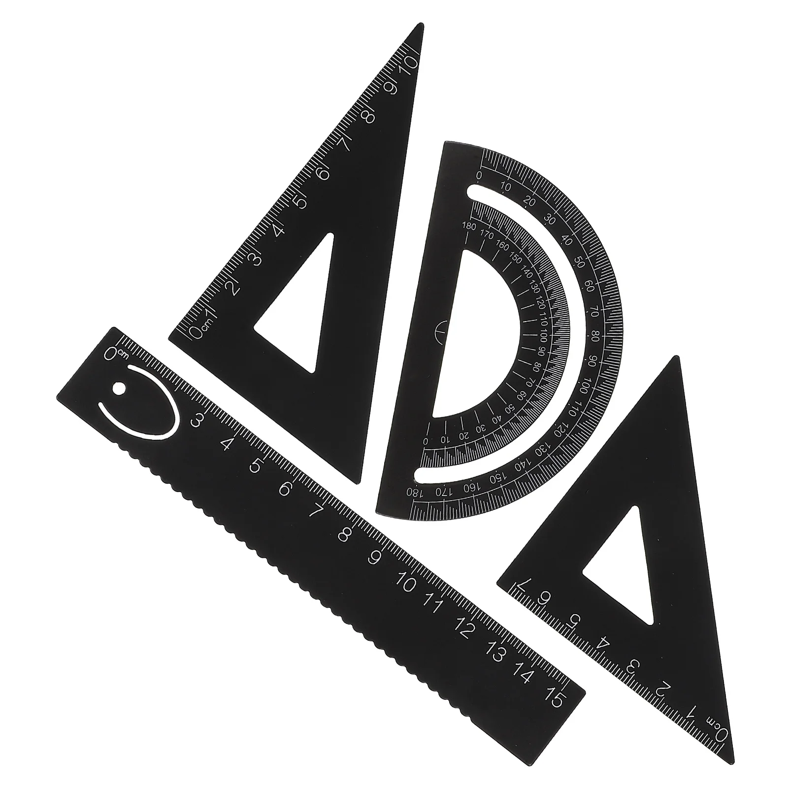 1 مجموعة المهنية صياغة عدة 6-قطعة مسطرة قياس مثلث مجلس المنقلة للطلاب الفنانين المعماريين مكتب المدرسة