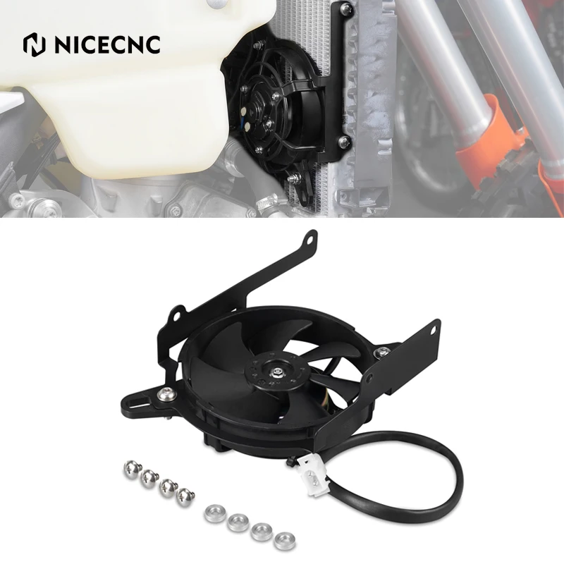 For KTM EXC 300 2024-2025 EXCF 350 EXC 450 SXF 250 SXF 450 XC XCF XCW Electric Radiator Fan Bracket Kit For Husqvarna TE 300