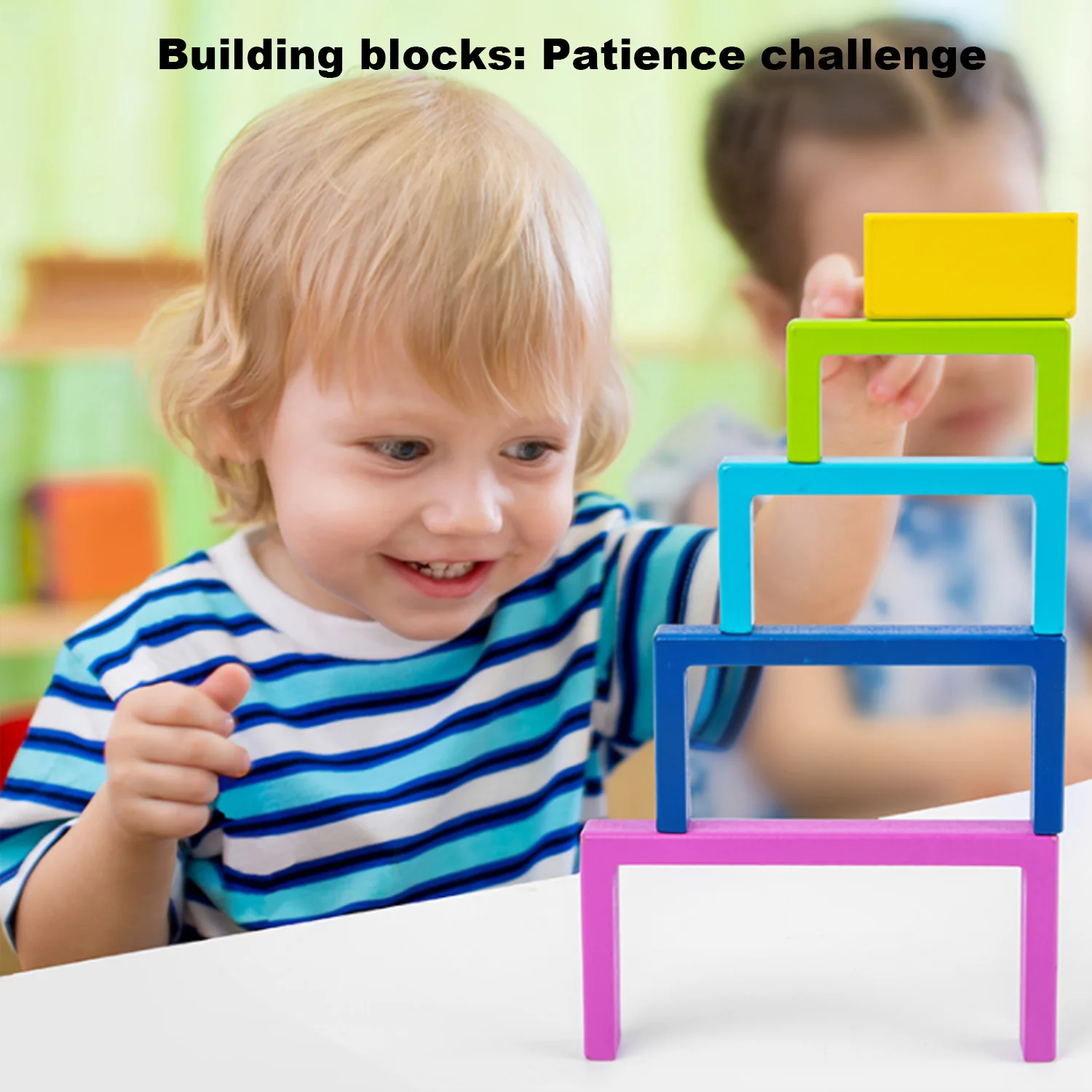 ปริศนาไม้รุ้ง |   การรับรู้ทางประสาทสัมผัสของรูปร่างและสี | ของเล่นเด็ก | การพัฒนาทางปัญญา | ของเล่น STEM สำหรับการพัฒนาเด็กออทิสติก