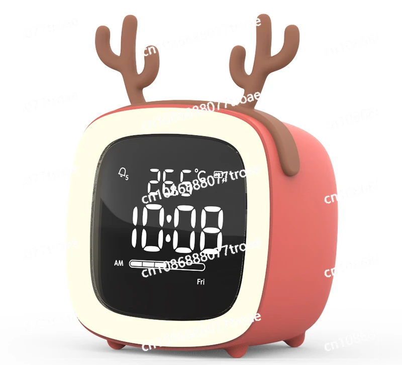 Electronic alarm clock, desktop night light