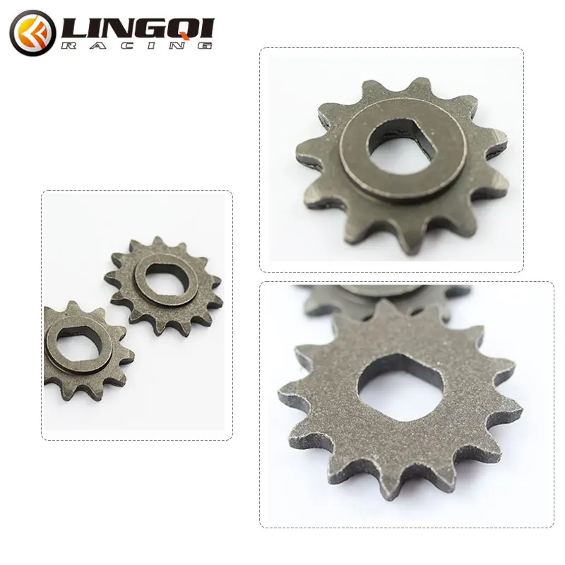 LING QI Motorcycle 25H Engine Chain Gear 13T 11T 9T Tooth Motor Pinion Transmission System For 47cc 49cc ATV Quad Dirt Bike Part