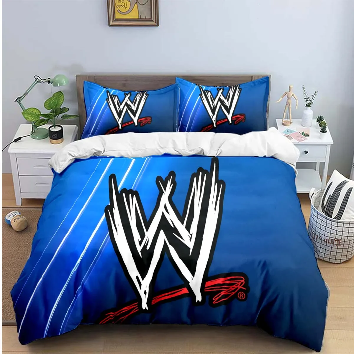 

Fashion Wrestling Sports W-Wwe 3d Printed Bedding Sets Bed Supplies Set Duvet Cover Bed Comforter Set Bedding Set Luxury Gifts