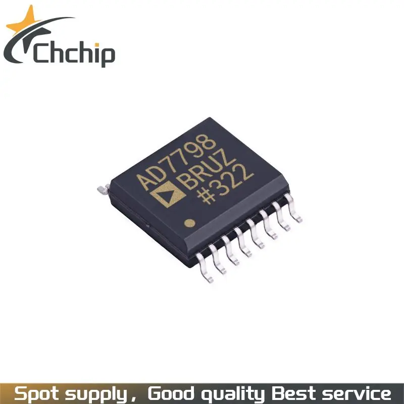 AD7798BRUZ TSSOP-16  ADC 3 Channel,16-Bit SD ADC , PGA & REF IC