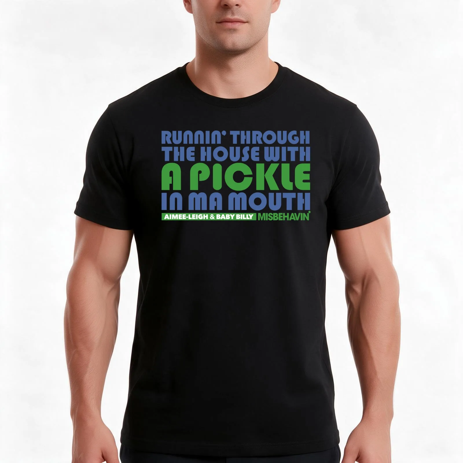 Righteous Gemstones Misbehavin Runnin with a Pickle Inspired by HBO T-Shirt Summer Casual Cotton Tee Oversized Streetwear Tops